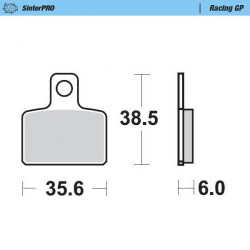 BRAKE PAD RACING GP - 17212526 - Dr Rider
