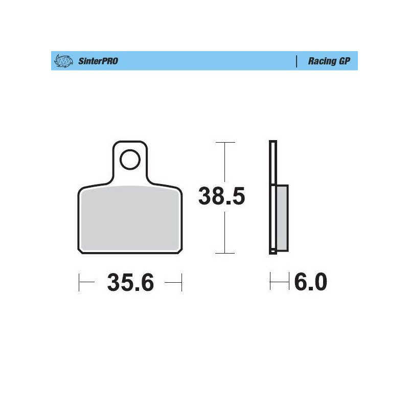 BRAKE PAD RACING GP - 17212526 - Dr Rider