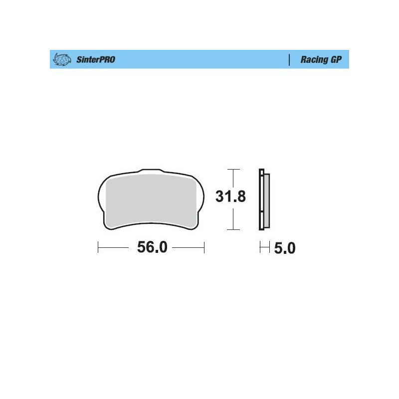 BRAKE PAD RACING GP - 17212529 - Dr Rider