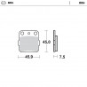BRAKE PAD NITRO - 17212531 - Dr Rider