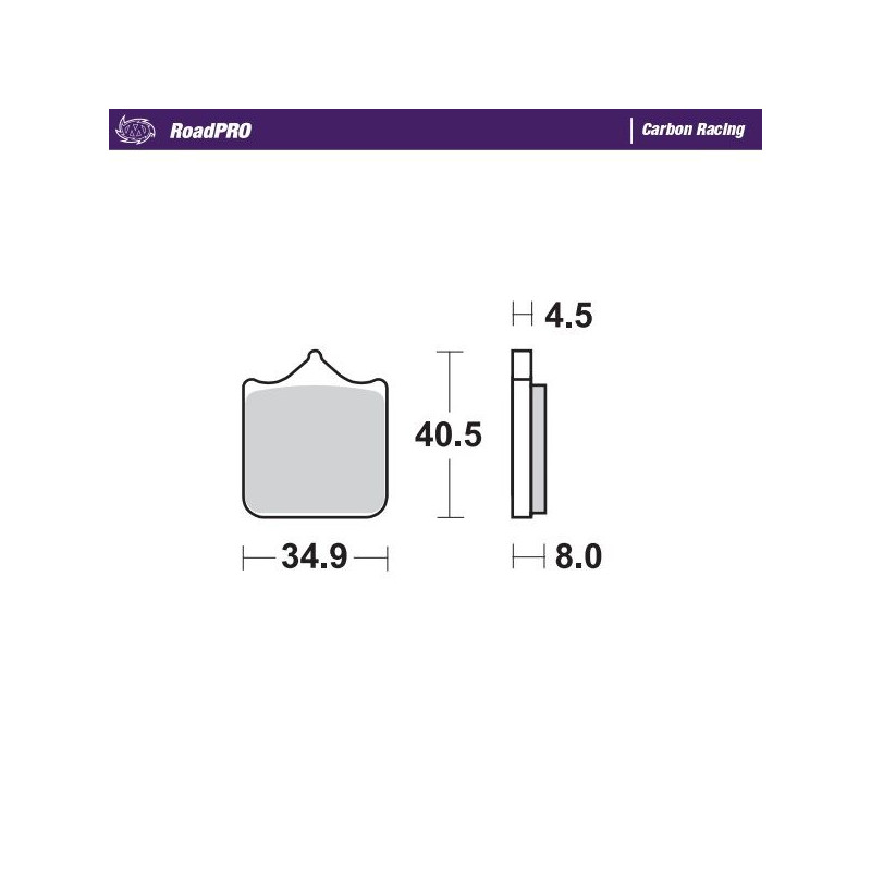 BRAKE PAD CARBON RACING - 17212614 - Dr Rider