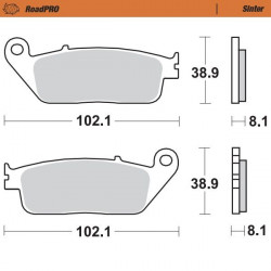 BRAKE PAD SINTER FRONT - 17212621 - Dr Rider