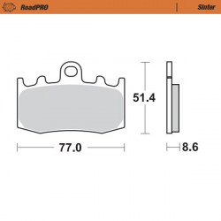 BRAKE PAD SINTER FRONT - 17212623 - Dr Rider