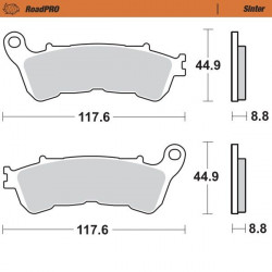 BRAKE PAD SINTER FRONT - 17212625 - Dr Rider