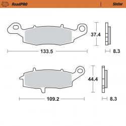 BRAKE PAD SINTER FRONT - 17212627 - Dr Rider
