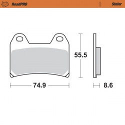 BRAKE PAD SINTER FRONT - 17212629 - Dr Rider