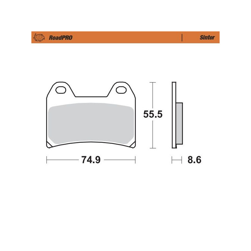 BRAKE PAD SINTER FRONT - 17212629 - Dr Rider
