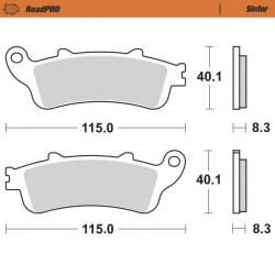 BRAKE PAD SINTER FRONT - 17212630 - Dr Rider