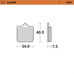BRAKE PAD SINTER FRONT - 17212631 - Dr Rider