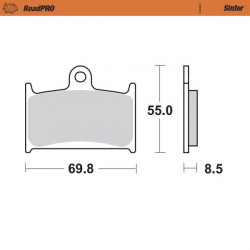 BRAKE PAD SINTER FRONT - 17212633 - Dr Rider