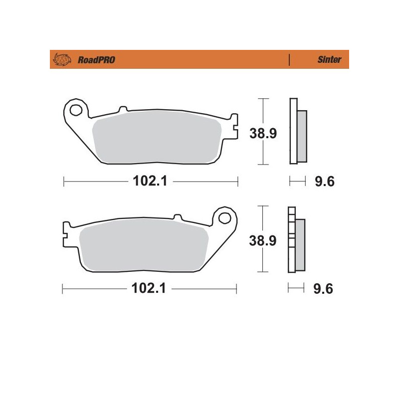 BRAKE PAD SINTER FRONT - 17212634 - Dr Rider