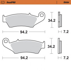 BRAKE PAD SINTER FRONT - 17212635 - Dr Rider