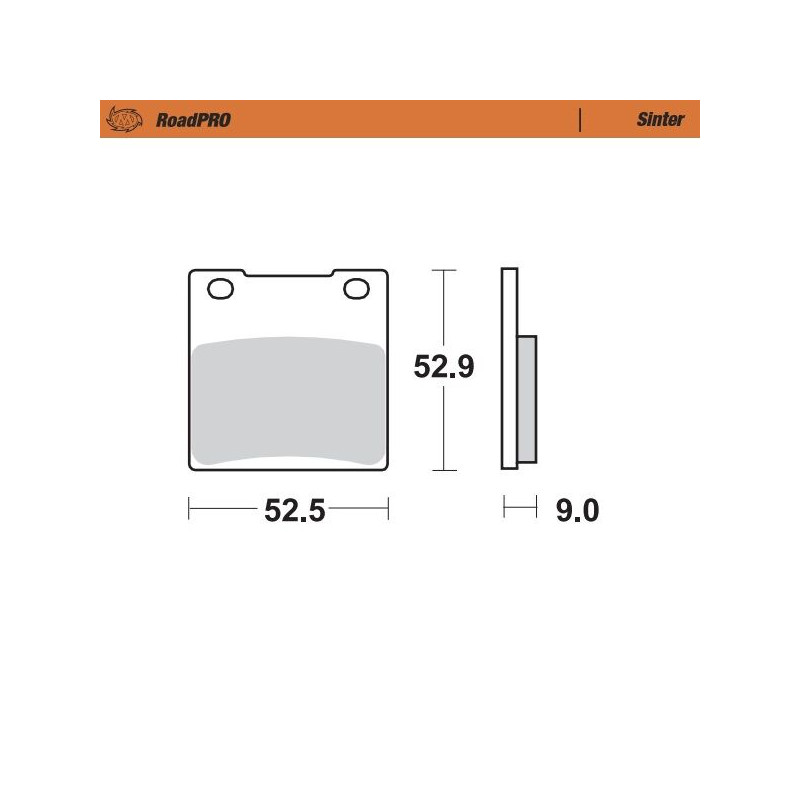 BRAKE PAD SINTER REAR - 17212636 - Dr Rider
