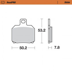 BRAKE PAD SINTER REAR - 17212637 - Dr Rider
