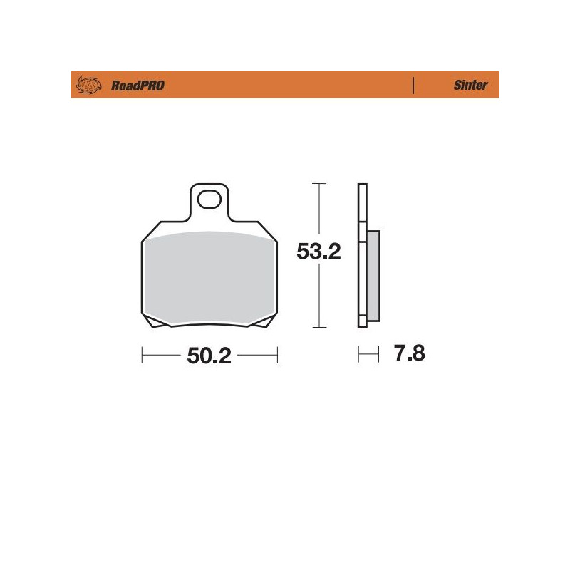 BRAKE PAD SINTER REAR - 17212637 - Dr Rider