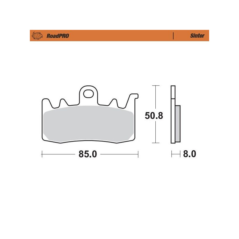 BRAKE PAD SINTER FRONT - 17212640 - Dr Rider