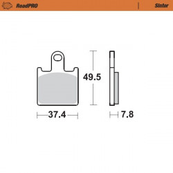 BRAKE PAD SINTER FRONT - 17212641 - Dr Rider