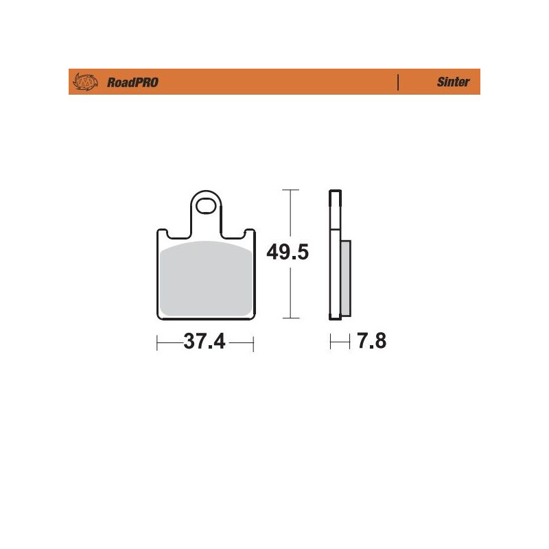 BRAKE PAD SINTER FRONT - 17212641 - Dr Rider