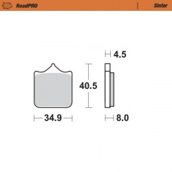 BRAKE PAD SINTER FRONT - 17212644 - Dr Rider