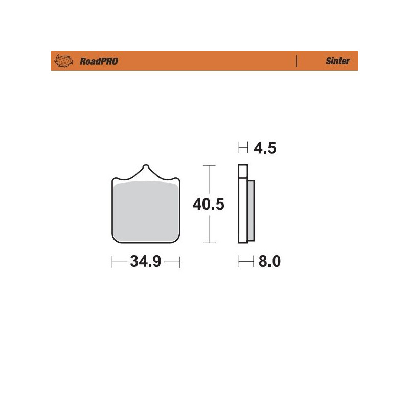 BRAKE PAD SINTER FRONT - 17212644 - Dr Rider