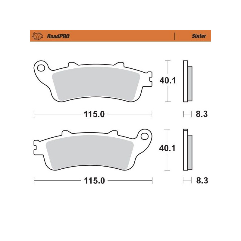 BRAKE PAD SINTER REAR - 17212650 - Dr Rider