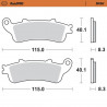 BRAKE PAD SINTER REAR - 17212650 - Dr Rider