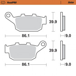 BRAKE PAD SINTER REAR - 17212651 - Dr Rider