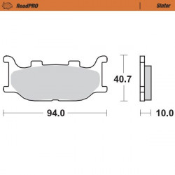 BRAKE PAD SINTER FRONT - 17212653 - Dr Rider