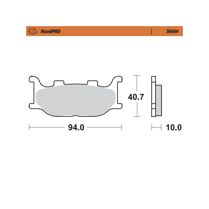 BRAKE PAD SINTER FRONT - 17212653 - Dr Rider