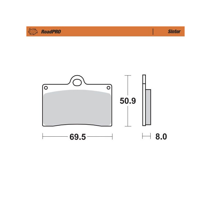BRAKE PAD SINTER FRONT - 17212656 - Dr Rider
