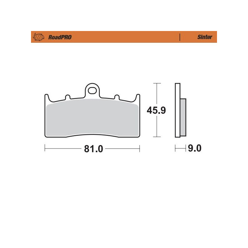 BRAKE PAD SINTER FRONT - 17212657 - Dr Rider