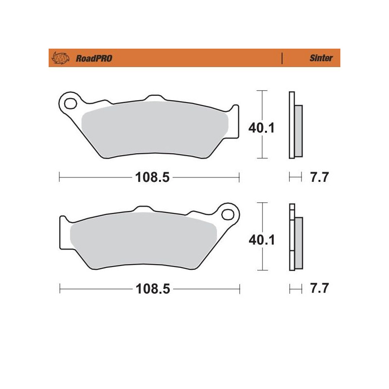BRAKE PAD SINTER REAR - 17212658 - Dr Rider