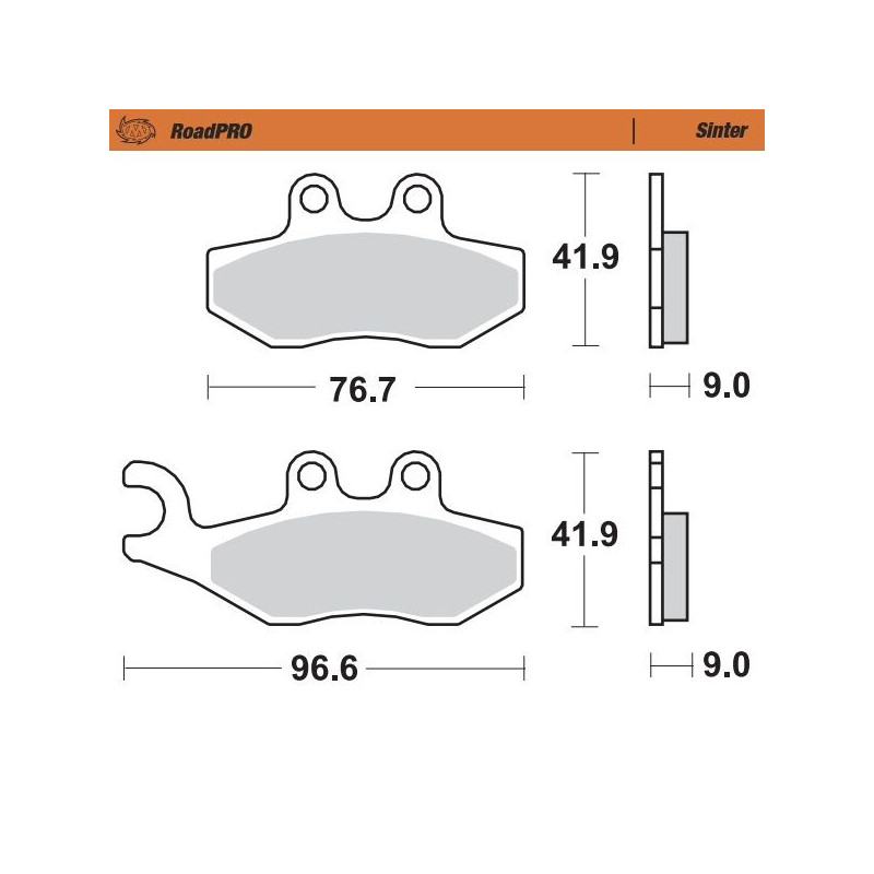 BRAKE PAD SCOOTER - 17212661 - Dr Rider