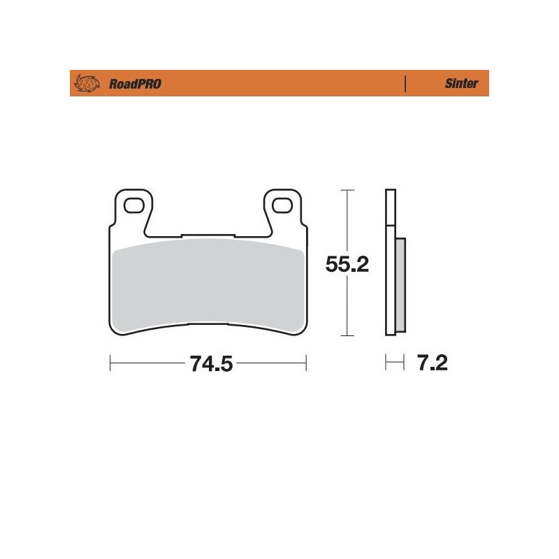 BRAKE PAD SINTER FRONT - 17212663 - Dr Rider