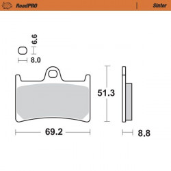 BRAKE PAD SCOOTER - 17212668 - Dr Rider