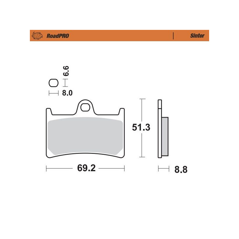 BRAKE PAD SCOOTER - 17212668 - Dr Rider