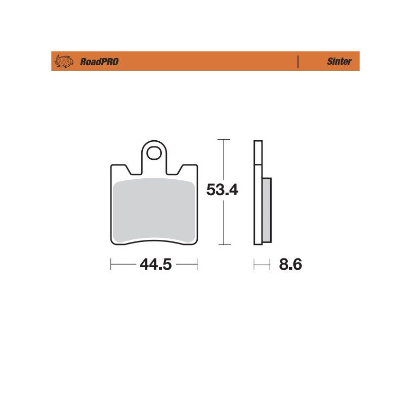 BRAKE PAD SINTER FRONT - 17212674 - Dr Rider