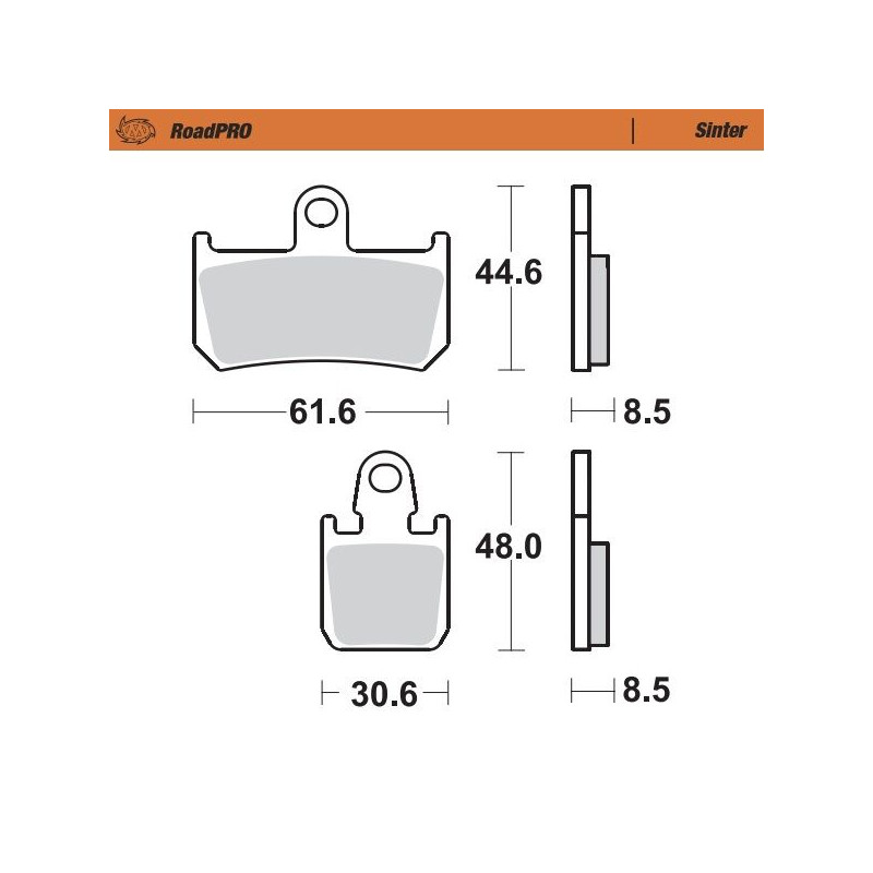 BRAKE PAD SINTER FRONT - 17212679 - Dr Rider