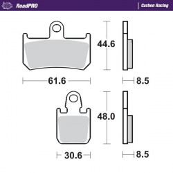BRAKE PAD CARBON RACING - 17212680 - Dr Rider