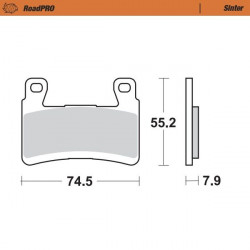 BRAKE PAD SINTER FRONT - 17212685 - Dr Rider