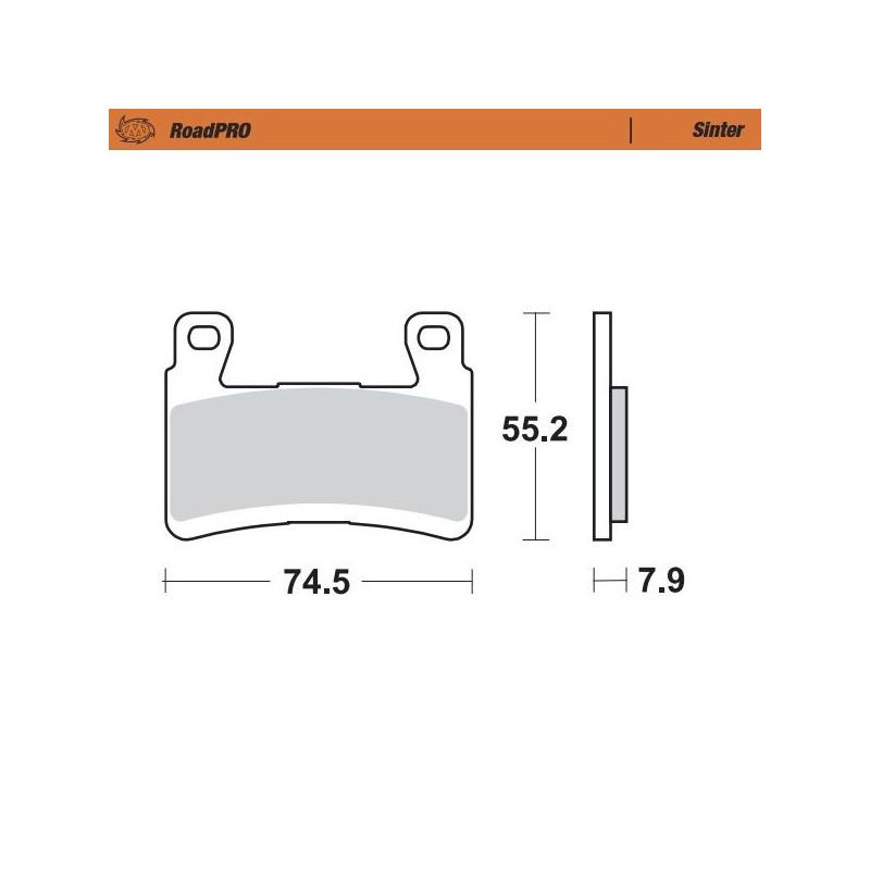 BRAKE PAD SINTER FRONT - 17212685 - Dr Rider