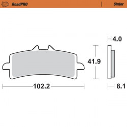 BRAKE PAD SINTER FRONT - 17212687 - Dr Rider