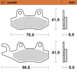 BRAKE PAD SINTER - 17212690 - Dr Rider