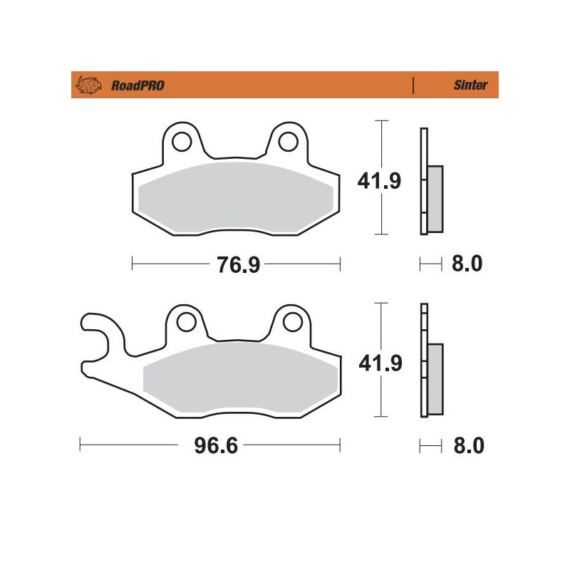 BRAKE PAD SINTER - 17212690 - Dr Rider