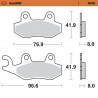 BRAKE PAD SINTER - 17212690 - Dr Rider