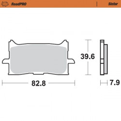 BRAKE PAD SINTER FRONT - 17212693 - Dr Rider
