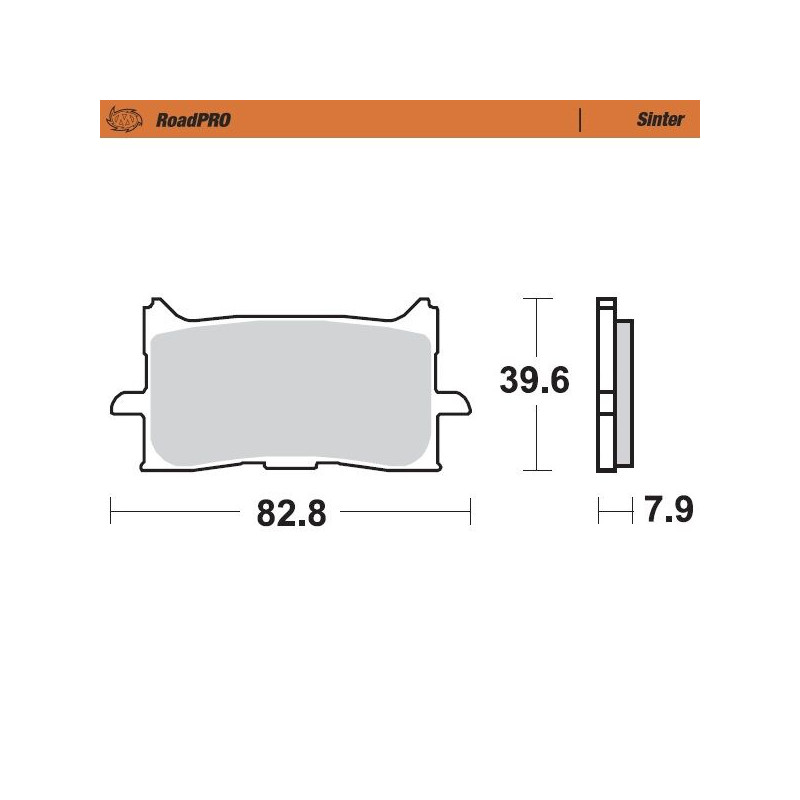 BRAKE PAD SINTER FRONT - 17212693 - Dr Rider