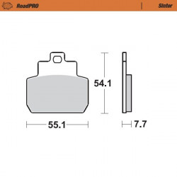 BRAKE PAD SCOOTER - 17212700 - Dr Rider