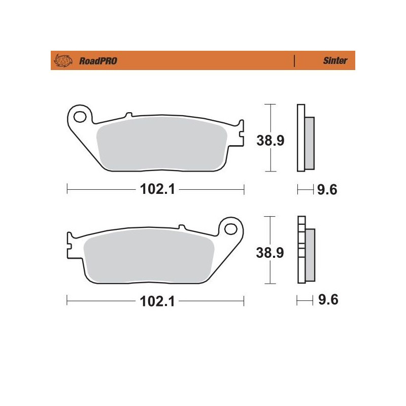 BRAKE PAD SINTER FRONT - 17212707 - Dr Rider