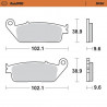 BRAKE PAD SINTER FRONT - 17212707 - Dr Rider